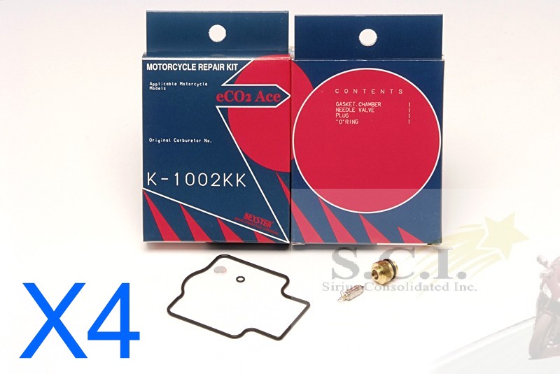 KAWASAKI ZX600F1 F2 F3 NINJA ZX-6R CARBURETOR REBUILD REPAIR KITS